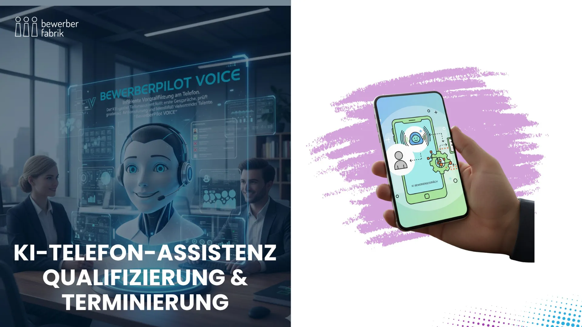 KI Voice Assistent für automatische Bewerbergespräche